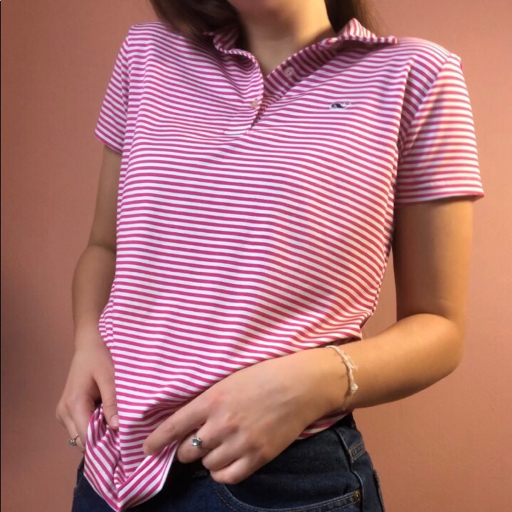 lightweight vineyard vines polo golf shirt